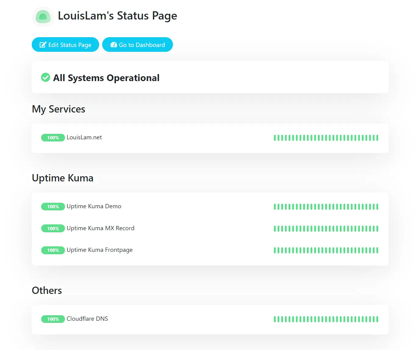Uptime Kuma screenshot placeholder